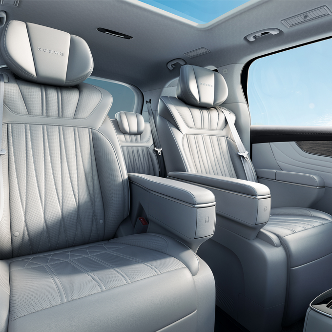 2023 MPV EV Car 7 asientos Roewe Imax8 para viajar Nuevo vehículo de energía de larga distancia 5