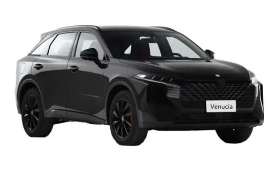 Black Five Doors Nissan Venucia Car 180km/H Top Speed 97kW Max Power